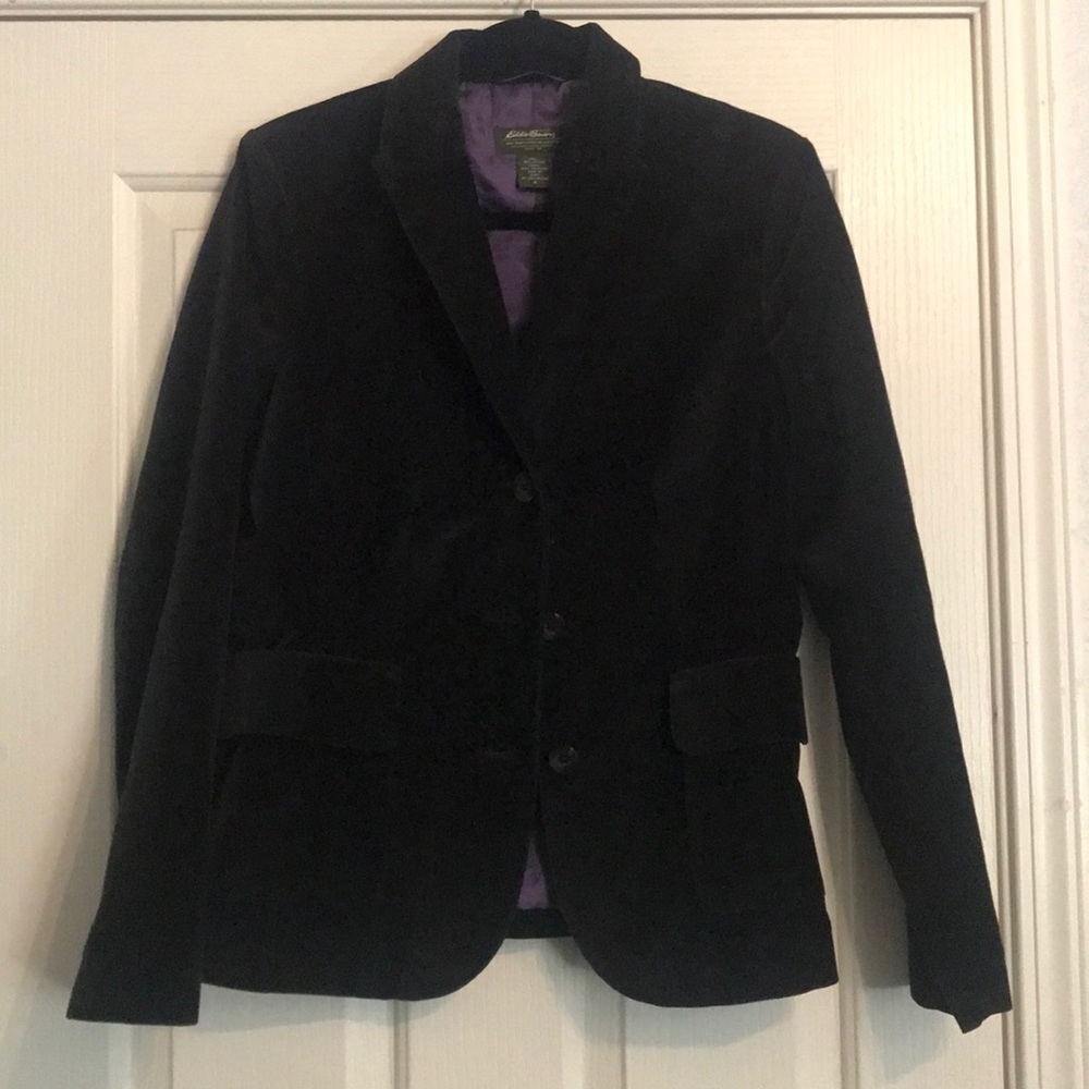 Vintage Eddie Bauer Velvet Like Blazer